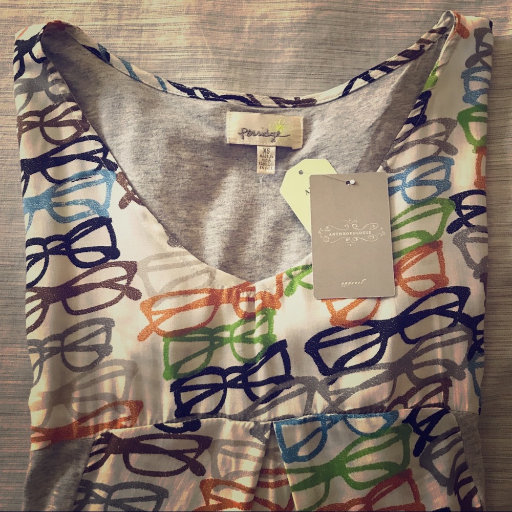NWT Anthropologie xs short sleeve top